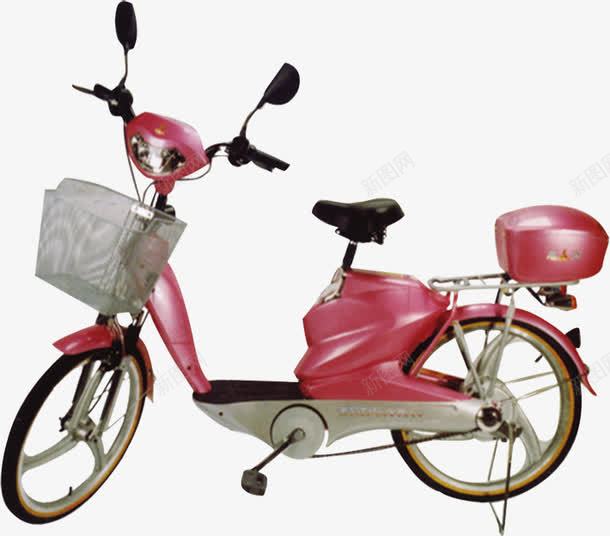 红色自行车png免抠素材_新图网 https://ixintu.com 单车 电动自行车 红色自行车 脚踏车