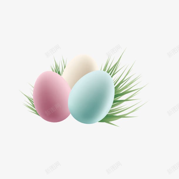 复活节卡通鸡蛋装饰png免抠素材_新图网 https://ixintu.com 复活节 彩色装饰 彩蛋 鸡蛋