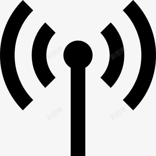 天线的信号传输图标png_新图网 https://ixintu.com 传输 信号 天线 接口 符号
