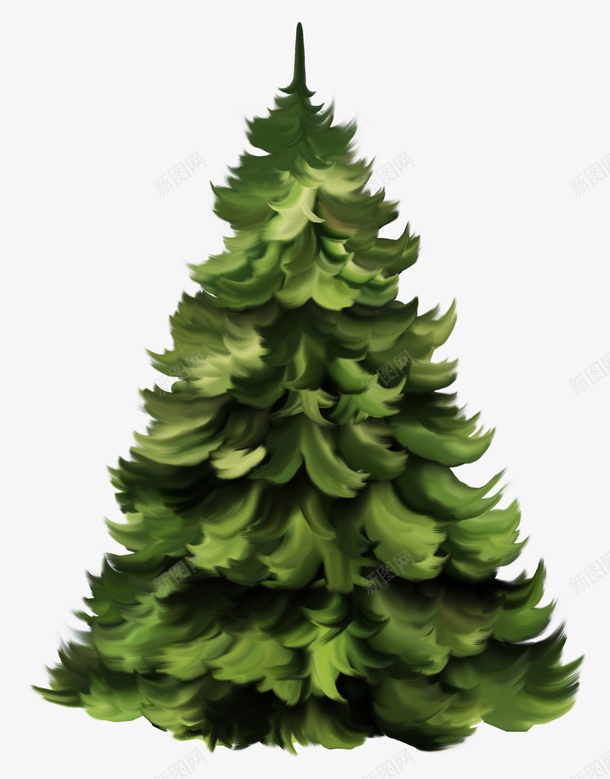 绿色漂亮圣诞树png免抠素材_新图网 https://ixintu.com 圣诞树 大树 漂亮圣诞树 绿色圣诞树