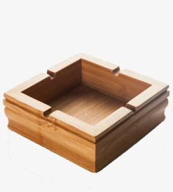 纯木便当盒纯木无盖烟灰缸高清图片