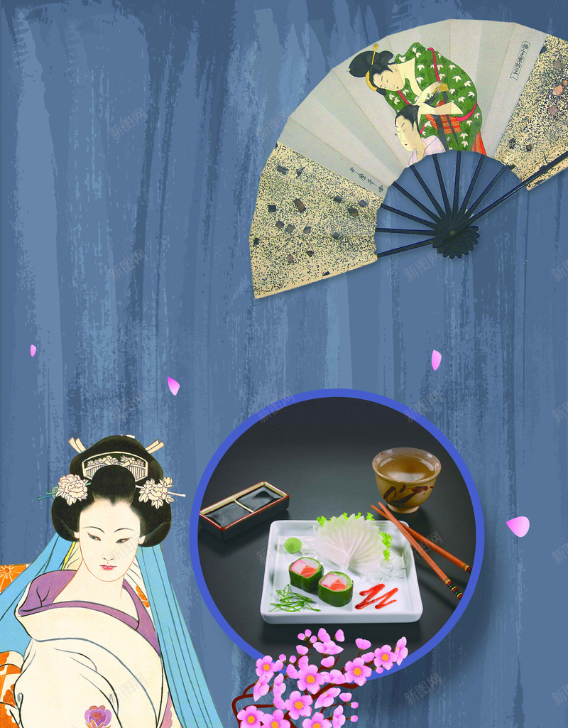 日本特色日本料理寿司海报背景psd设计背景_新图网 https://ixintu.com 料理宣传单 日本寿司 日本料理 日本料理寿司 日本料理文化 日本料理海报 日本料理美食 日本料理菜单
