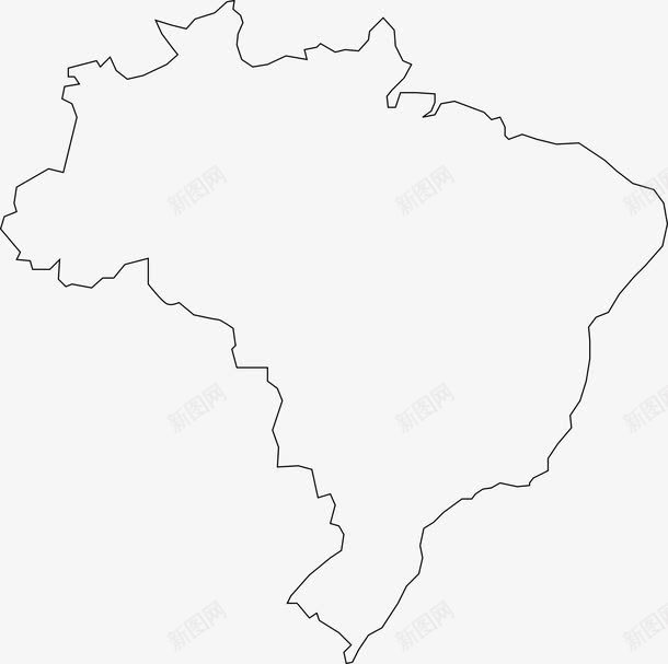 南美洲版图png免抠素材_新图网 https://ixintu.com 拉丁美洲 轮廓 陆地