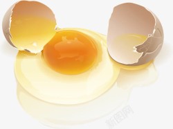 营养品海报破损的蛋高清图片