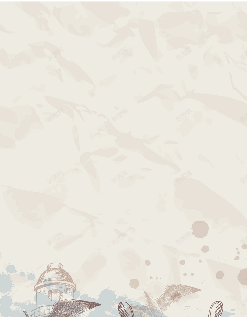 手绘航海海报矢量图ai设计背景_新图网 https://ixintu.com 卡通 手绘 海底 童趣 航海 鱼 矢量图