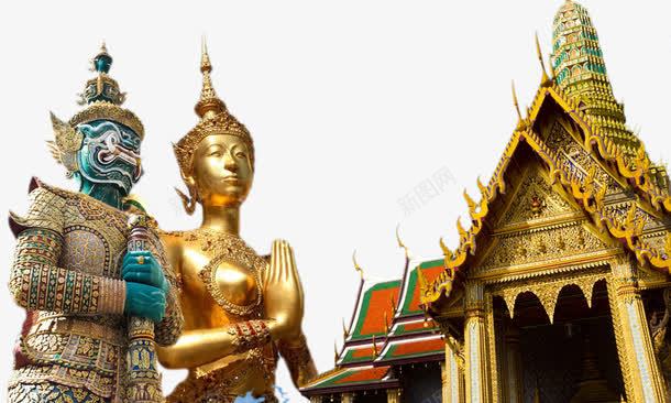 泰国寺庙佛像元素png免抠素材_新图网 https://ixintu.com 泰国寺庙佛像元素 雕刻佛像