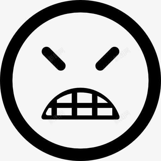 愤怒的表情的方脸闭着眼睛图标png_新图网 https://ixintu.com 广场 愤怒 接口 方 生气 脸 表情 表情的面孔 表情符号