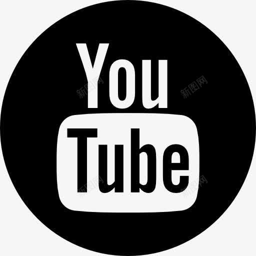 YouTube的标识图标png_新图网 https://ixintu.com 标准字的YouTube 标志 标识 社会正常 社会符号 符号