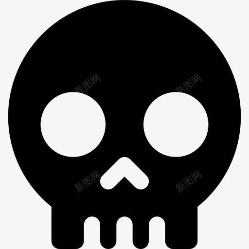 颅骨图标png_新图网 https://ixintu.com 万圣节 保健和医疗 医疗 危险 头骨 有毒 标志 死亡