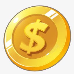 金币美元标志图标png_新图网 https://ixintu.com 图标 标志 美元 金币