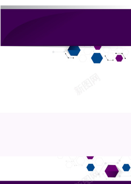 矢量紫色几何多边形商业背景背景