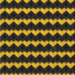 黄黑相间黄黑相间曲线质感背景矢量图高清图片