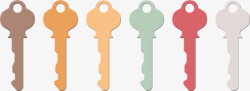 彩色钥匙彩色钥匙高清图片