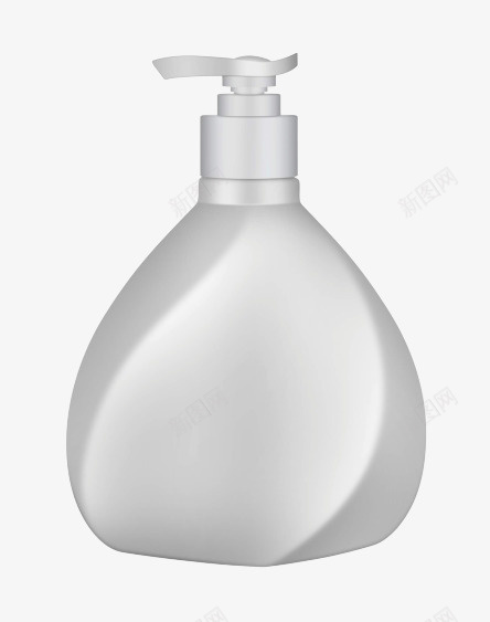 白色瓶子透明png免抠素材_新图网 https://ixintu.com 挤 洗 瓶 白