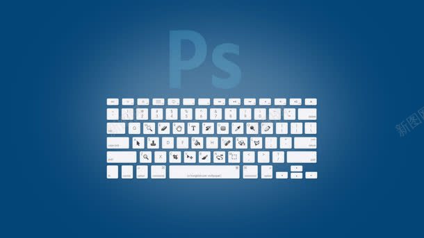 蓝色简约键盘软件jpg设计背景_新图网 https://ixintu.com 简约 蓝色 软件 键盘
