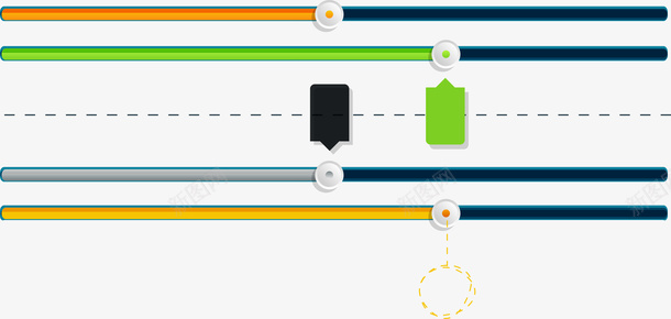 进度条控制条png免抠素材_新图网 https://ixintu.com ppt 控制条 播放 矢量图案 装饰图案 进度条