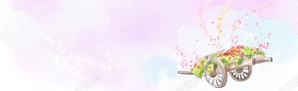 手绘唯美banner背景jpg设计背景_新图网 https://ixintu.com banner 背景