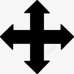交叉口十字路口图标高清图片