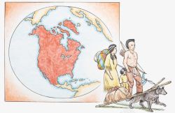 北美洲北美部落文化高清图片