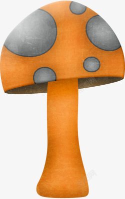 黄色蘑菇素材