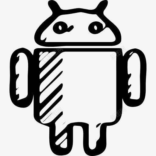 Android勾勒标志图标png_新图网 https://ixintu.com Android 勾勒了社会 标志 标识 符号 素描