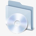 CD文件夹盘磁盘保存该文件夹图标图标