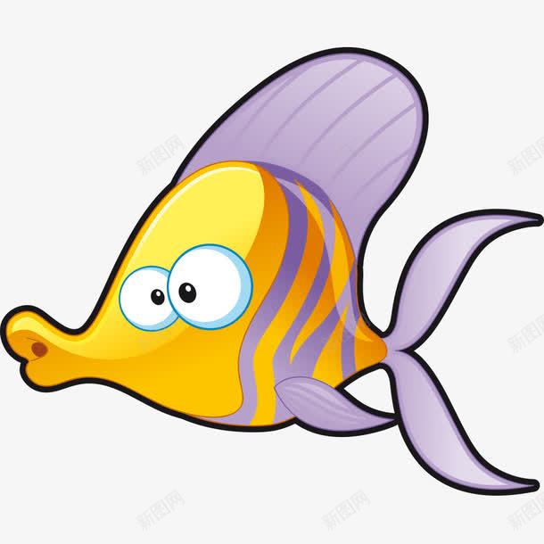 卡通海鱼png免抠素材_新图网 https://ixintu.com PNG图形 PNG装饰 动物 卡通 小鱼 装饰