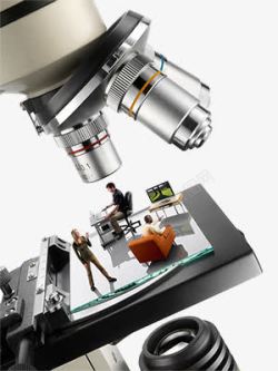 科学设备显微镜高清图片