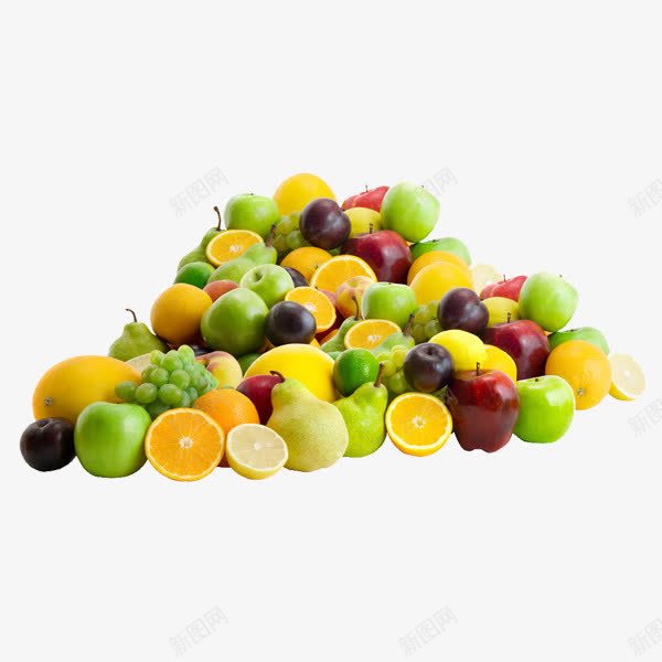 一对水果png免抠素材_新图网 https://ixintu.com 健康 堆的 水果 饮食