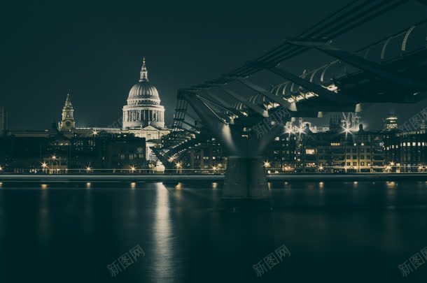 大桥欧式建筑海面jpg设计背景_新图网 https://ixintu.com 大桥 建筑 欧式 海面