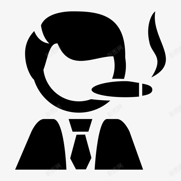 抽烟的男子图标矢量图eps_新图网 https://ixintu.com app 图标 网页 轻烟 矢量图