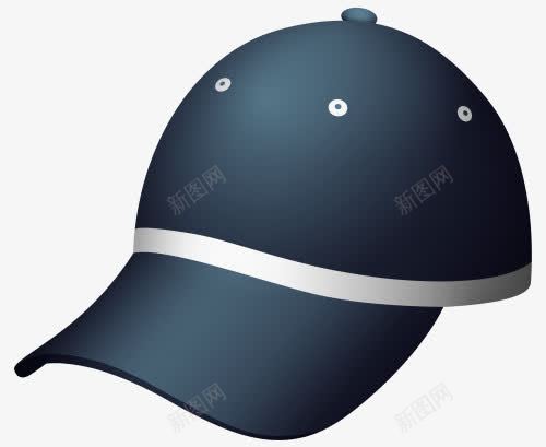蓝色棒球帽png免抠素材_新图网 https://ixintu.com 侧面 帽子 棒球帽 蓝色