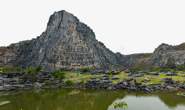 旅游景区七珍佛山png免抠素材_新图网 https://ixintu.com 七珍佛山 旅游景区 景区 泰国旅游 芭堤雅七珍佛山 著名景点