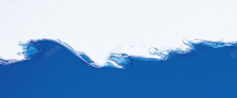 蓝色艺术水波背景图背景