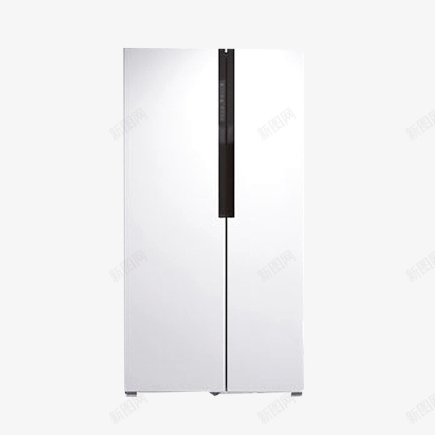 白色对开门冰箱psd免抠素材_新图网 https://ixintu.com 冰箱 冷柜 双开门冰箱 多门冰箱 家用电器 对开门冰箱 电器