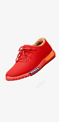 红色运动鞋素材