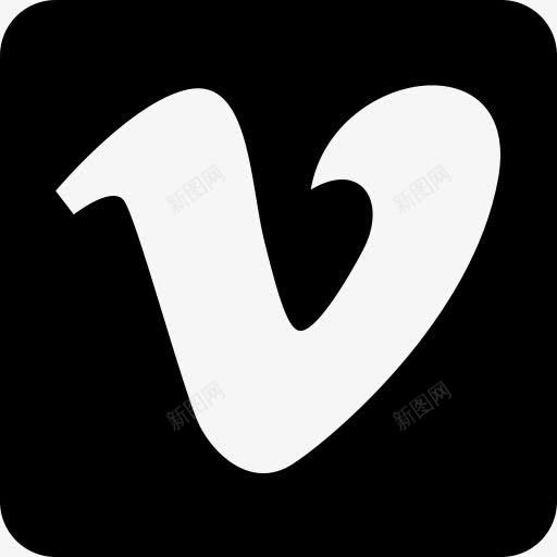 多媒体广场视频VimeoVim图标png_新图网 https://ixintu.com logo square video vimeo 多媒体 广场 视频