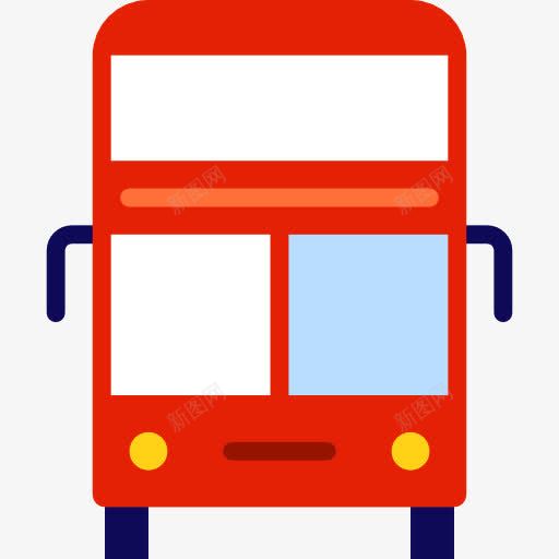 双层巴士图标png_新图网 https://ixintu.com 交通运输 公共交通 双层巴士 汽车 车辆 运输 香港街道双层巴士