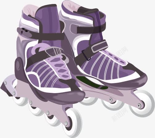 轮滑鞋png免抠素材_新图网 https://ixintu.com 健身 轮滑 轮滑鞋 运动