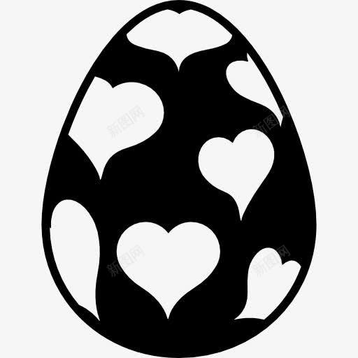 复活节蛋心标图标png_新图网 https://ixintu.com 复活节 复活节彩蛋 心 浪漫 爱 食品 鸡蛋