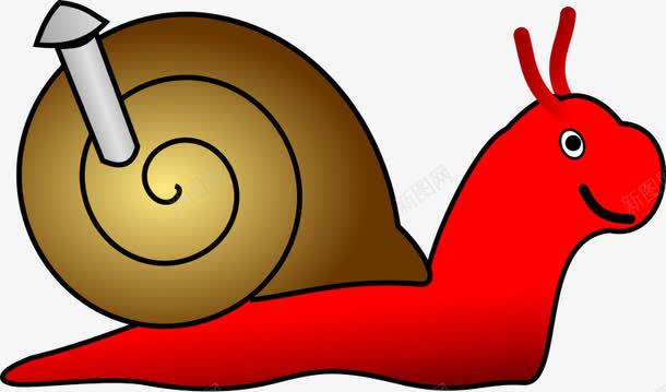 红色的长蘑菇的卡通小蜗牛png免抠素材_新图网 https://ixintu.com 卡通 卡通红色 红色 红色卡通 蘑菇卡通 蜗牛