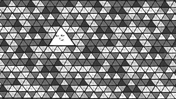 黑灰色三角形表情png免抠素材_新图网 https://ixintu.com 三角形 灰色 表情
