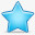 蓝色的五角星icon图标图标