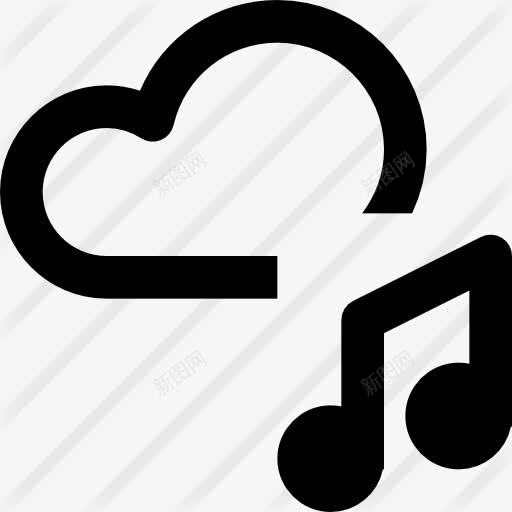 云计算图标png_新图网 https://ixintu.com 云计算 多媒体 多媒体的选择 存储 数据 用户界面 音乐 音频