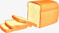 荞麦面包粗粮面包高清图片