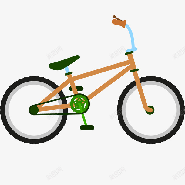 彩色自行车png免抠素材_新图网 https://ixintu.com 矢量装饰 自行车 装饰 装饰画 赛车
