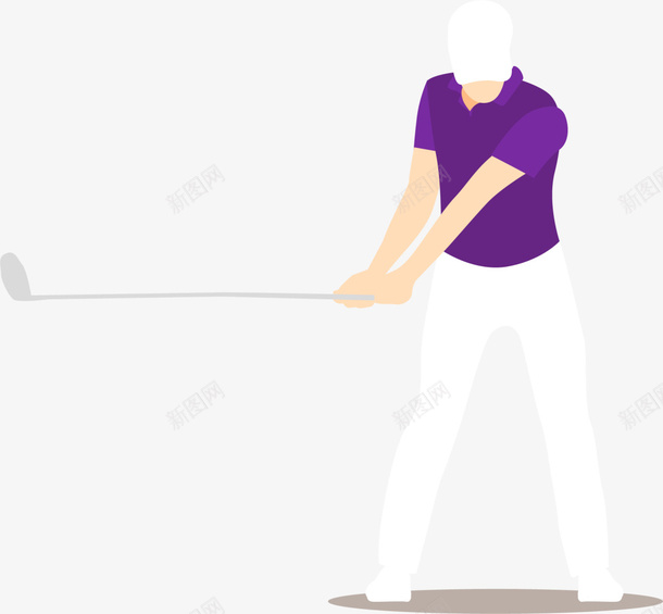 打高尔夫的成熟男人png免抠素材_新图网 https://ixintu.com 中年男人 双手握杆 商务运动 成熟男人 手握球杆 打高尔夫