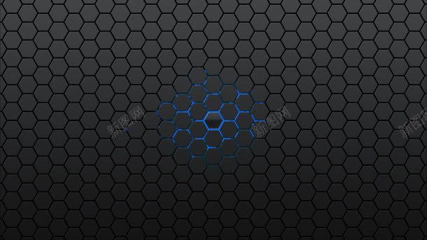 黑底蜂巢蓝光海报背景jpg设计背景_新图网 https://ixintu.com 海报 背景 蜂巢 蜂巢格子