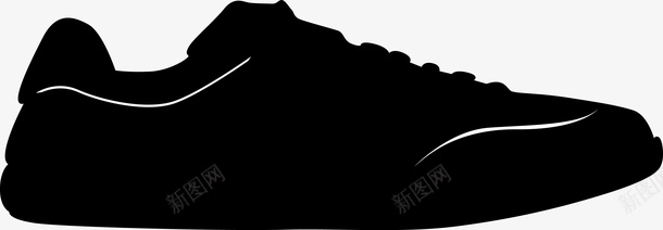 黑色男鞋图标png_新图网 https://ixintu.com 健步鞋 卡通鞋 女鞋 球鞋 男鞋 矢量鞋 运动鞋 鞋 鞋子 鞋子图