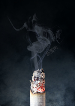 健康广告烟雾雾霾背景海报高清图片